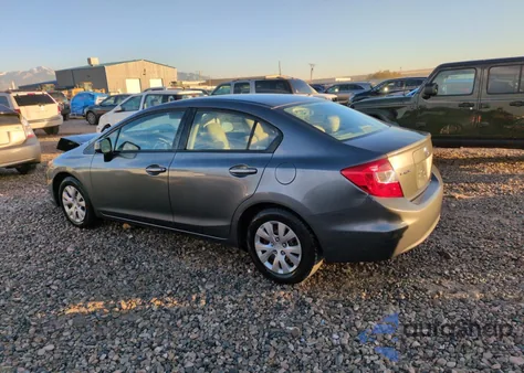 2012 Honda Civic Lx from USA, damaged, VIN 2HGFB2F53CH302807